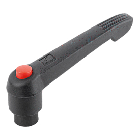 Clamping levers with push button internal thread (K0269)