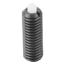 Spring plungers with hexagon socket and thrust pin, light spring force (K0318)