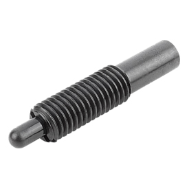 Spring plungers with hexagon socket and thrust pin, long version (K0657) K0657.612X80