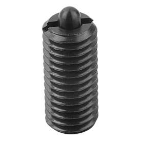 Spring plungers with hexagon socket and thrust pin, reinforced spring force (K0317)