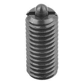 Spring plungers with hexagon socket and thrust pin, standard spring force (K0317)