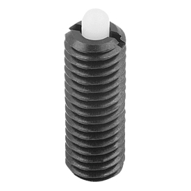 Spring plungers with hexagon socket and thrust pin, standard spring force (K0318) K0318.05
