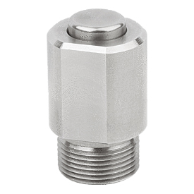 Push button latches stainless steel, Form B, without head (K1562)