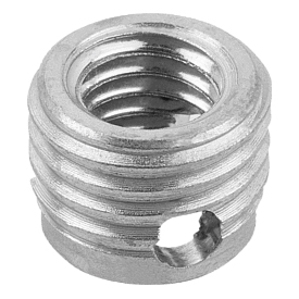 Threaded inserts self-tapping with cutting bores (K0979) K0979.104