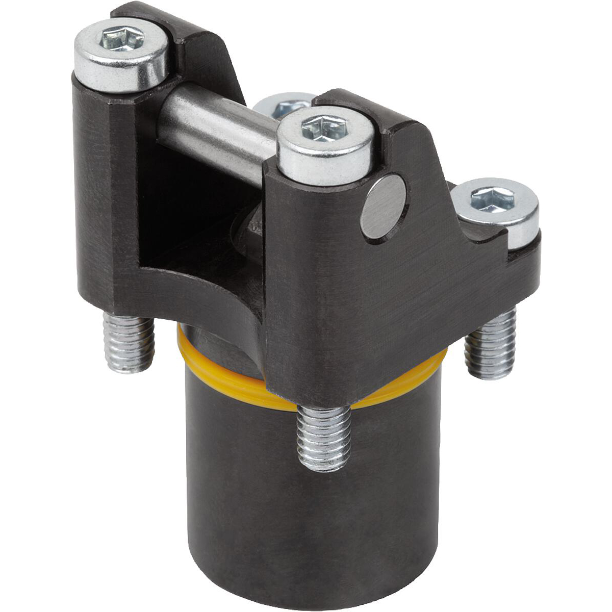 Rotary lever clamps, hydraulic with spring return, Form B single-acting (K1856)