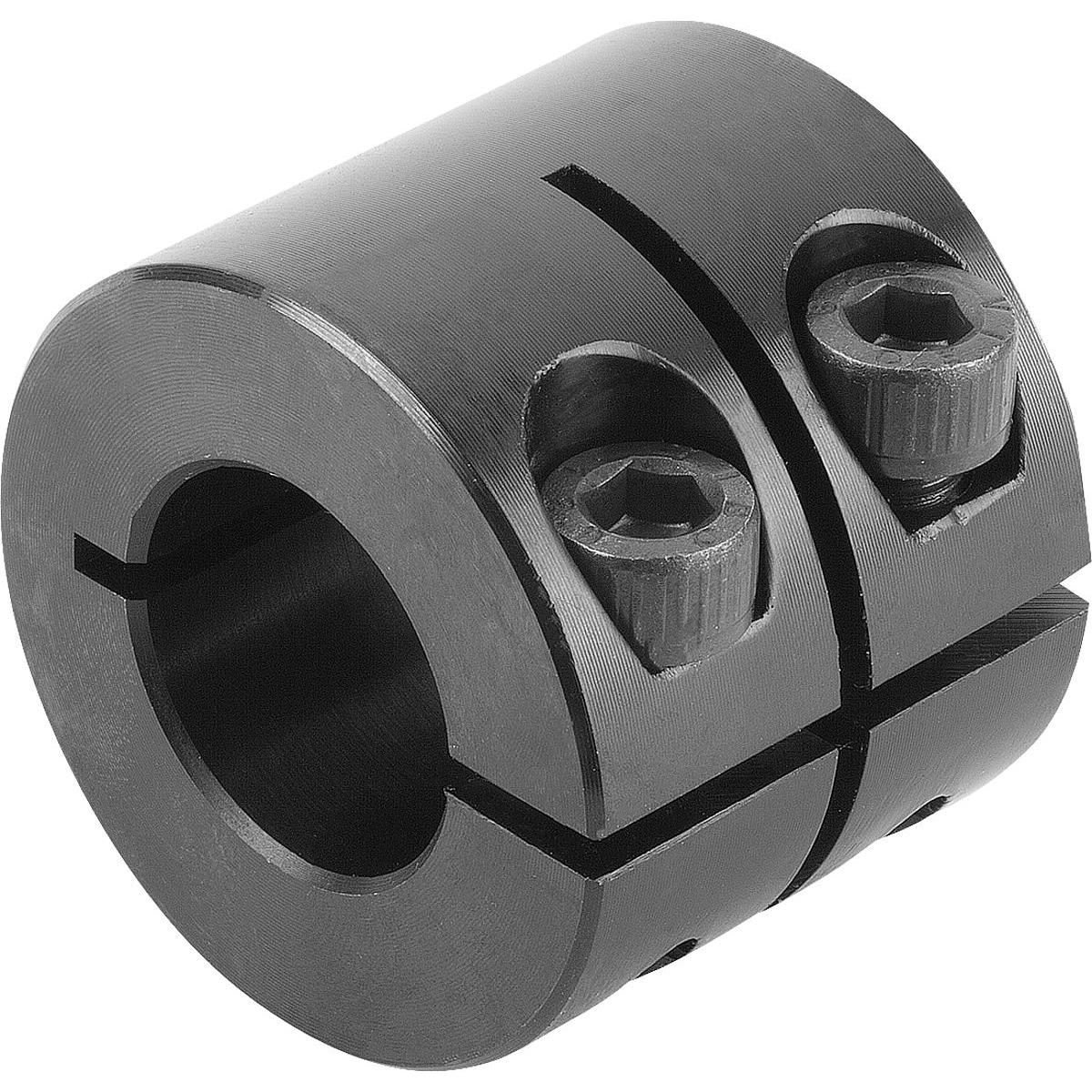 Shaft collars one-piece, wide, slitted inside (K1924)