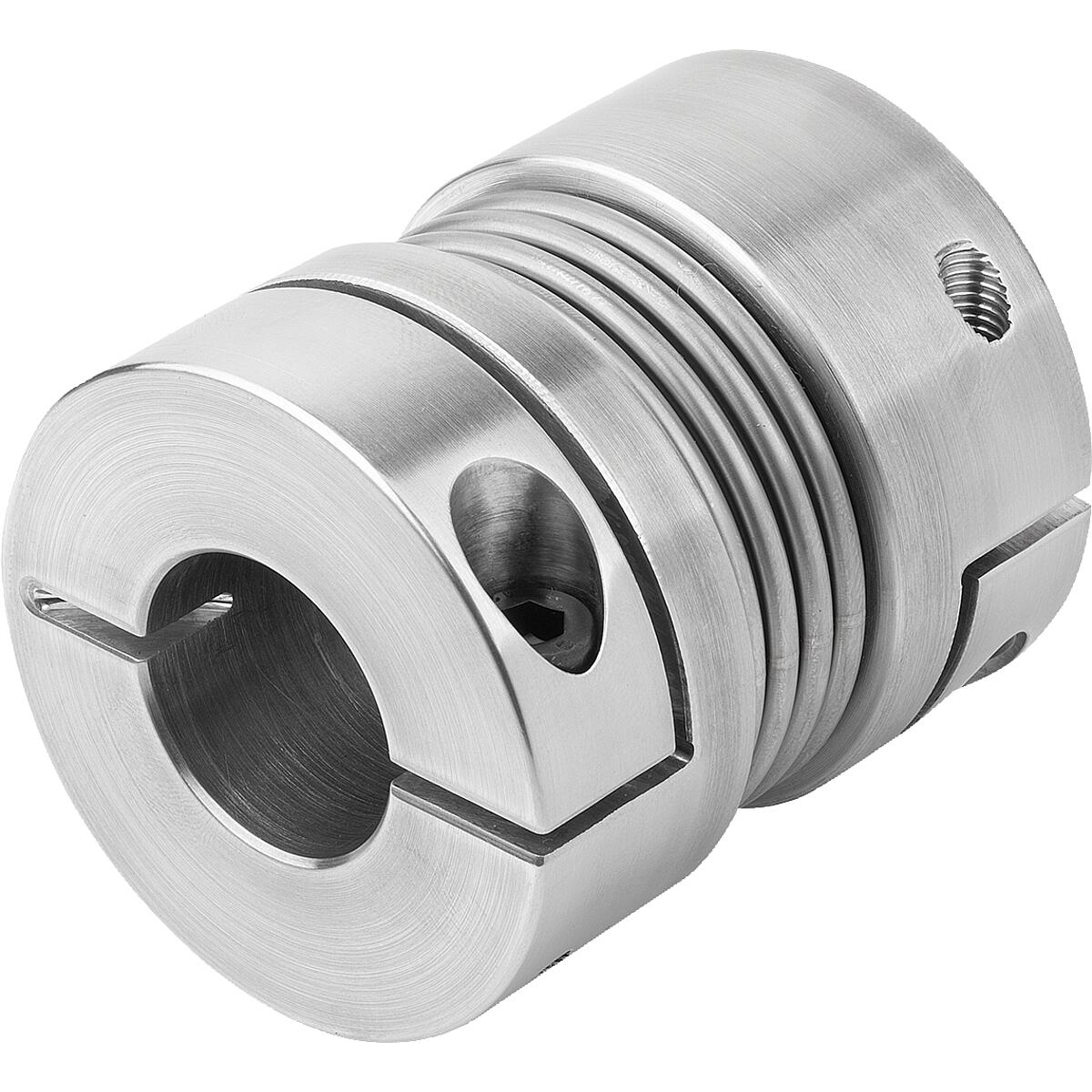 Metal bellows couplings with clamp hubs (K1882)