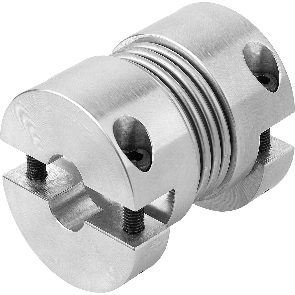 Metal bellows couplings with removeable clamp hubs (K1886)