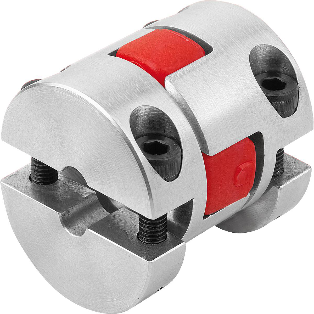 Elastomer dog couplings with removable clamp hubs (K1892)