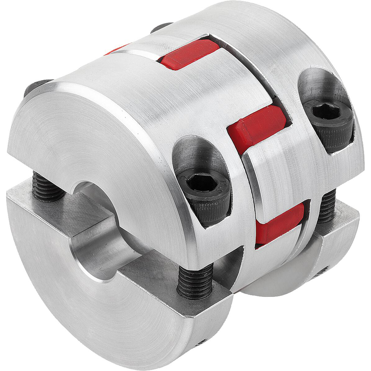 Elastomer dog couplings, short type with removeable clamp hubs (K1893)