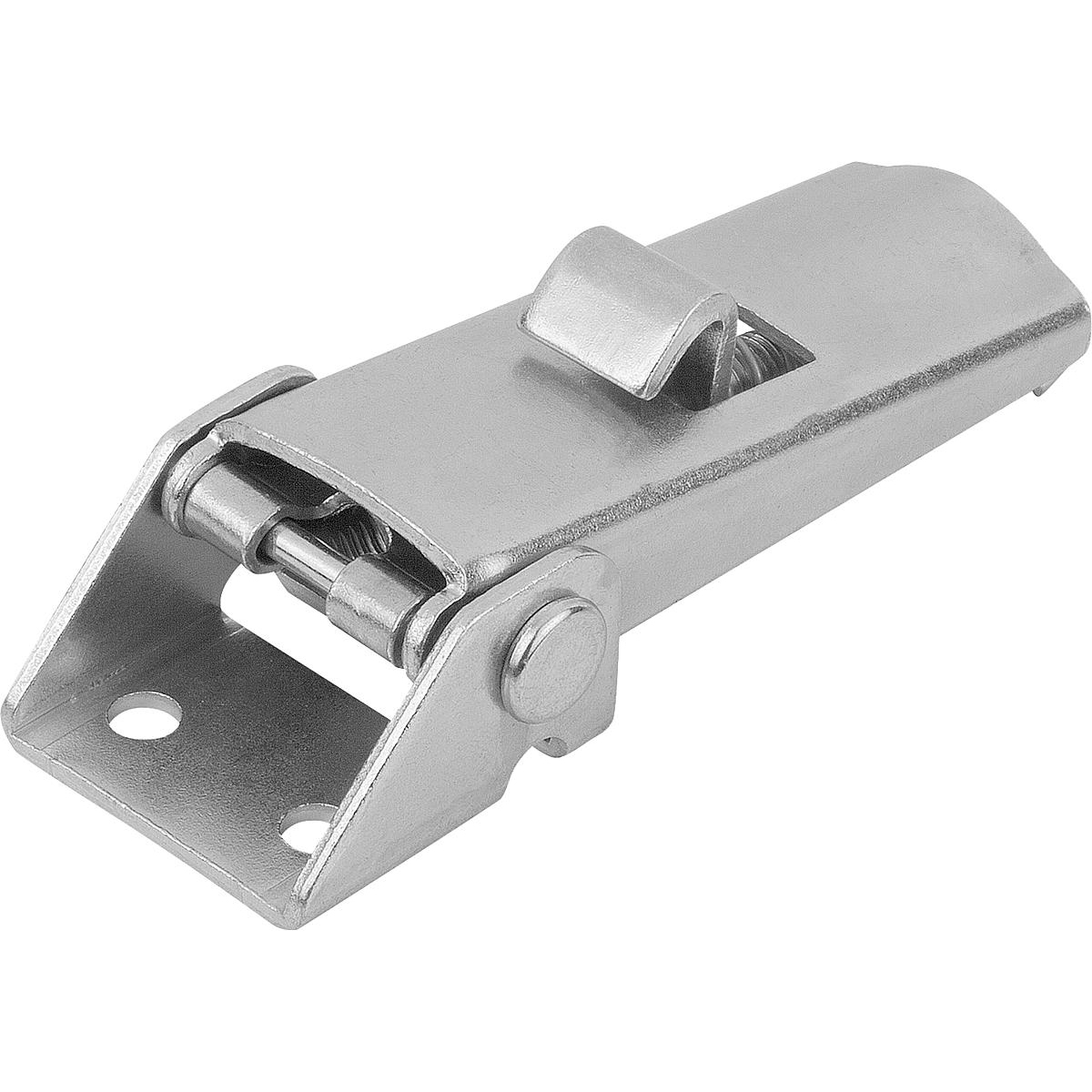 Latches adjustable, fastening holes accessible, Form B (K0046)