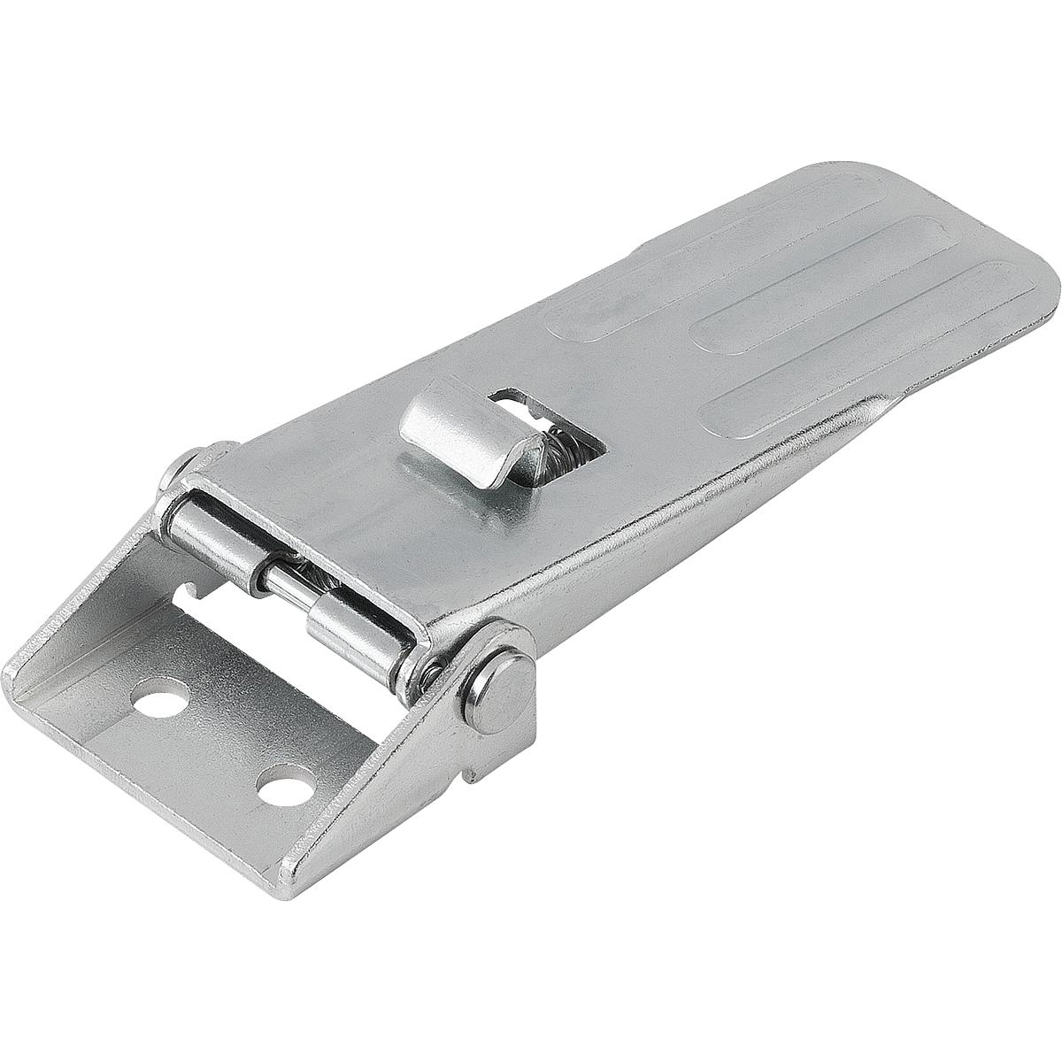 Latches adjustable, fastening holes accessible, Form B (K0048)