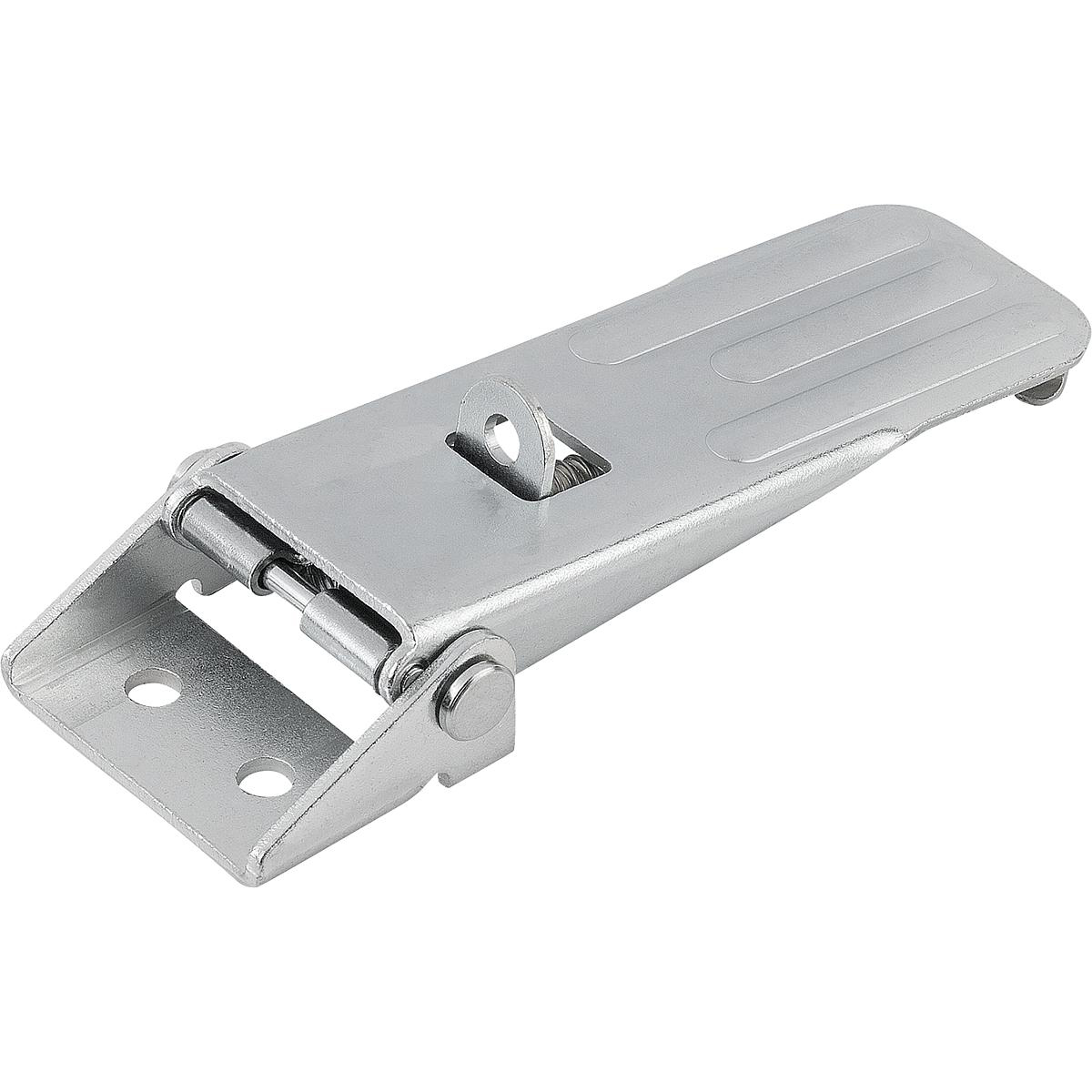 Latches adjustable, fastening holes accessible, Form C (K0048)