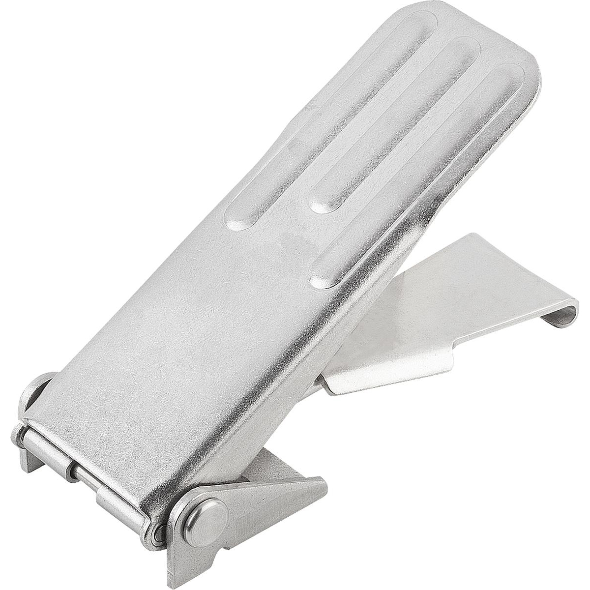 Latches adjustable, fastening holes covered, Form A (K0049)