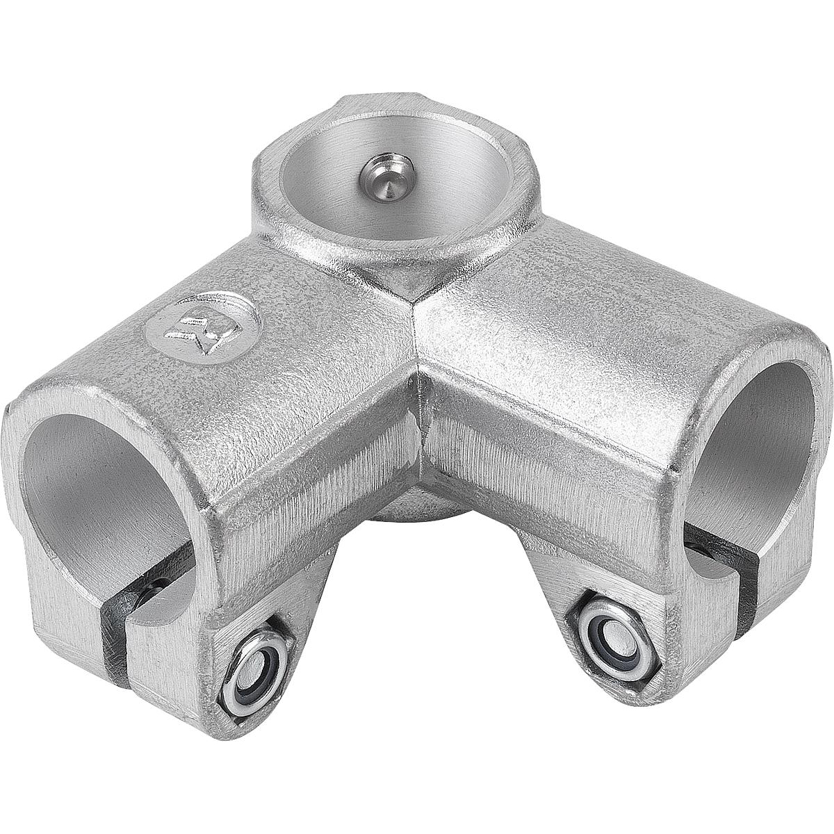 Tube clamps, right-angle, Aluminium (K0476)