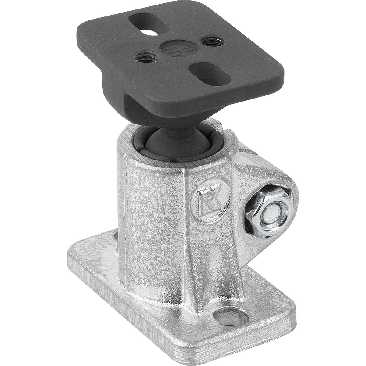 Tube clamps base, Aluminium with ball joint, Form A (K0477)