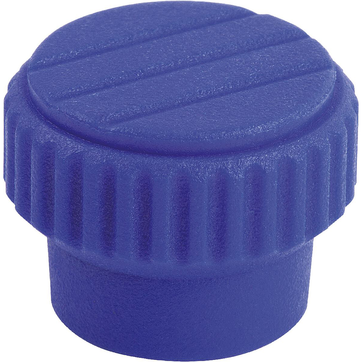 Knurled knobs, Plastic, optically detectable with Internal thread (K0110)