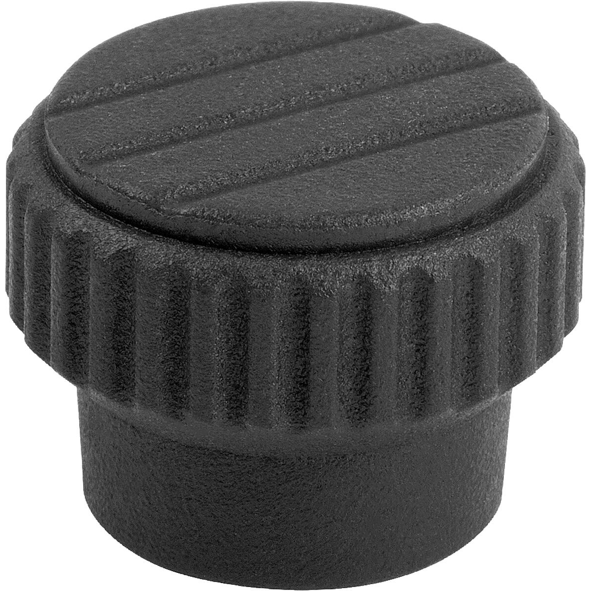 Knurled knobs, Plastic, metal detectable with Internal thread (K0110)