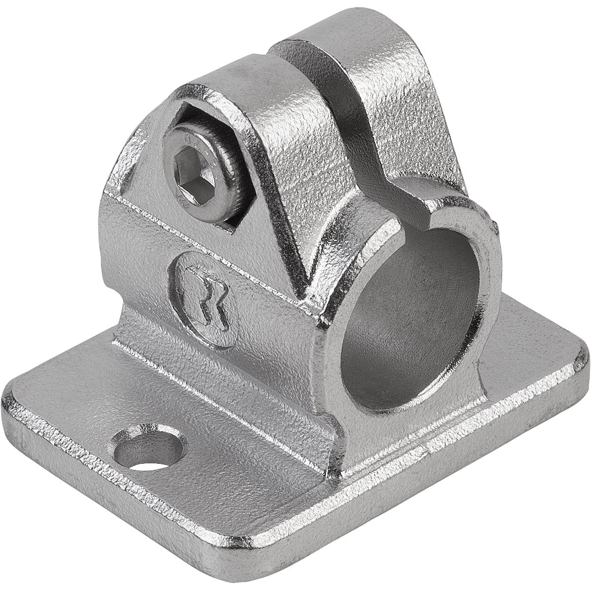 Tube clamps flange, Stainless Steel, Form A (K0479)