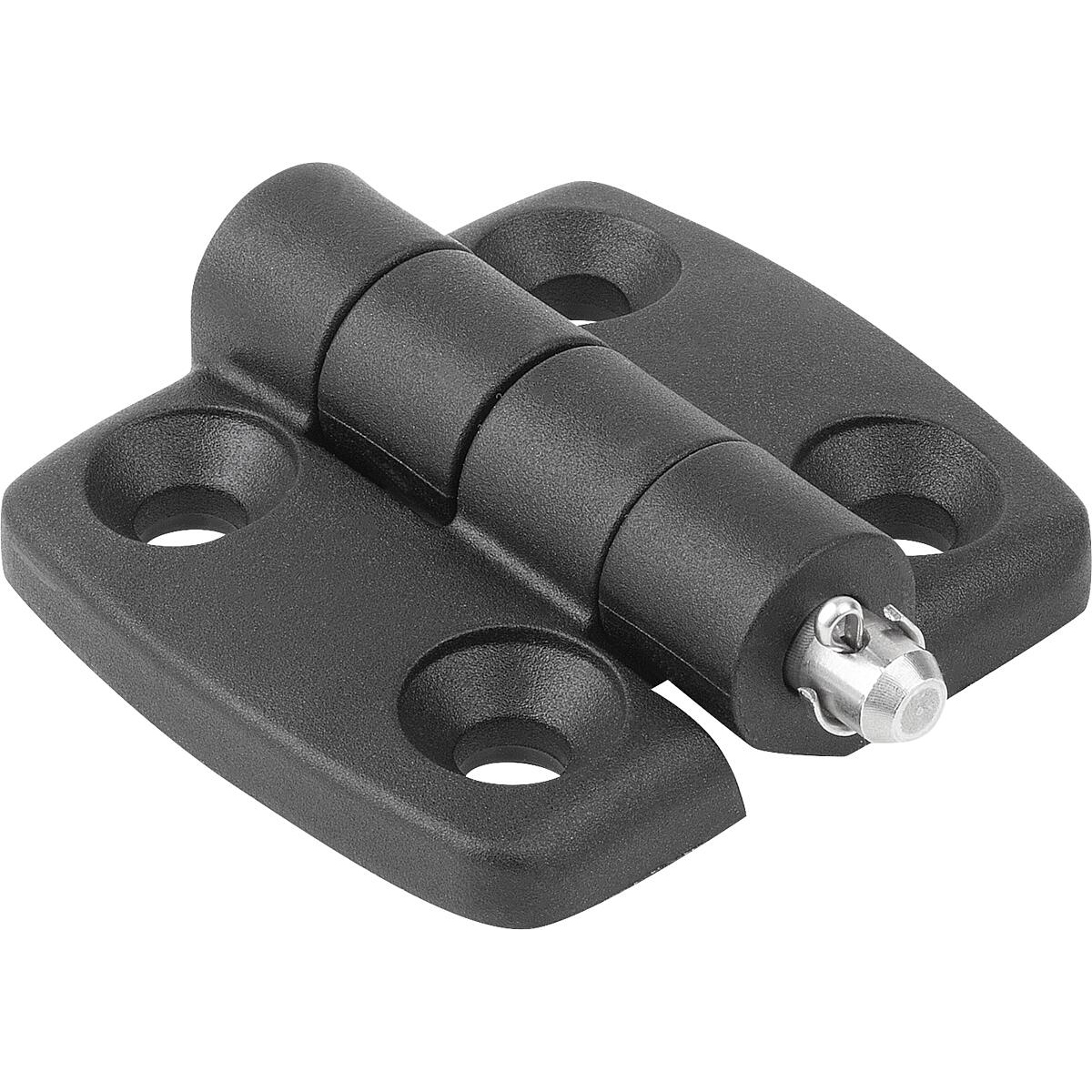 Hinges Plastic, separable, dismountable, Form C, with pin/head and cotter pin (K1963)