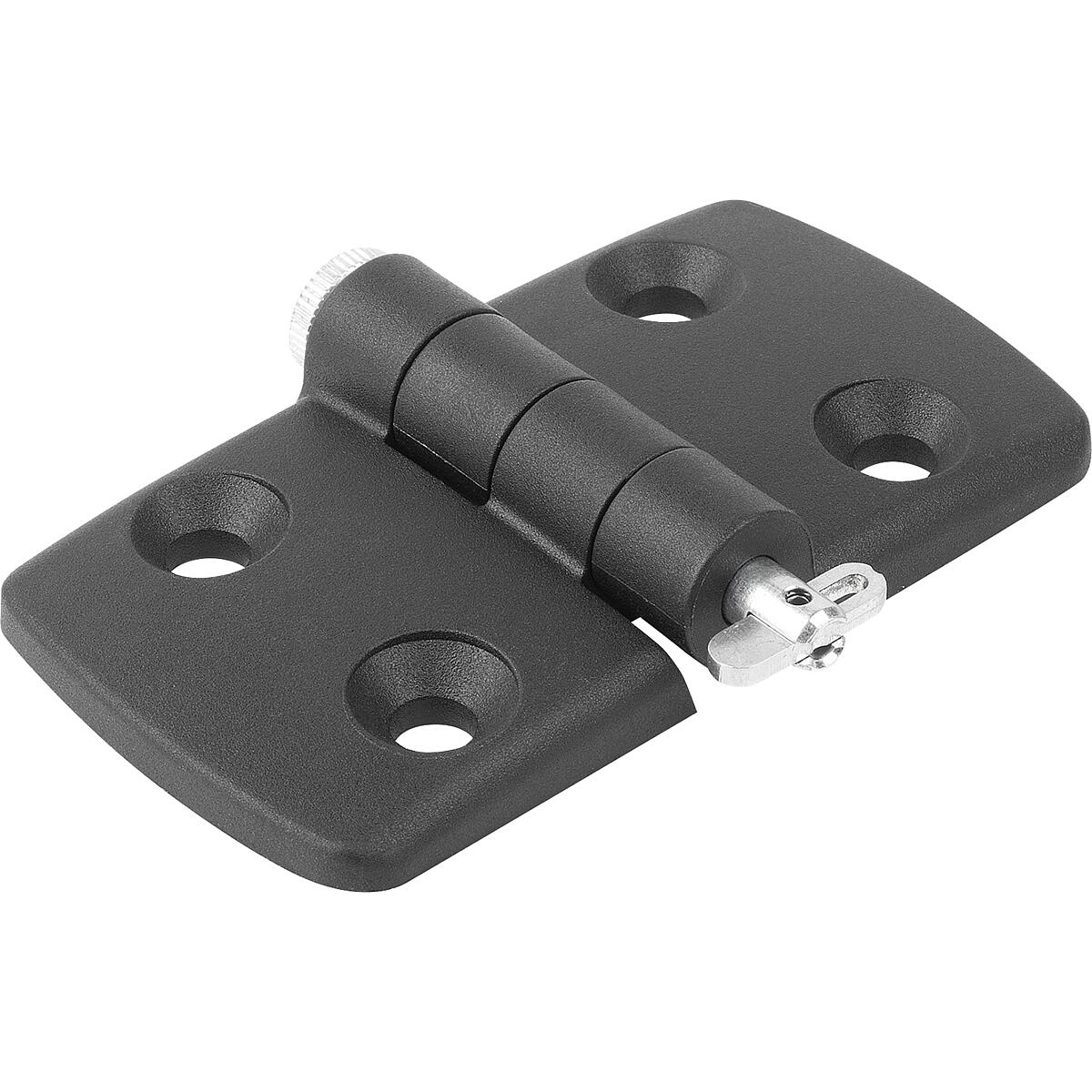 Hinges Plastic, separable, dismountable, Form D, with locking pin /folding latch (K1963)