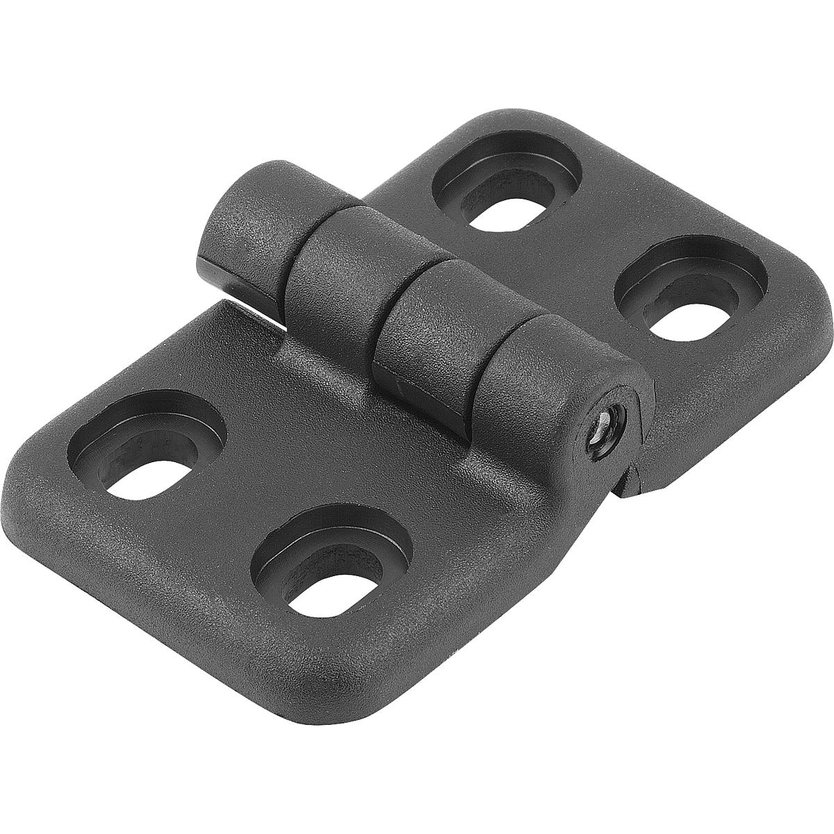 Hinges Plastic, with elongated holes (K0437)