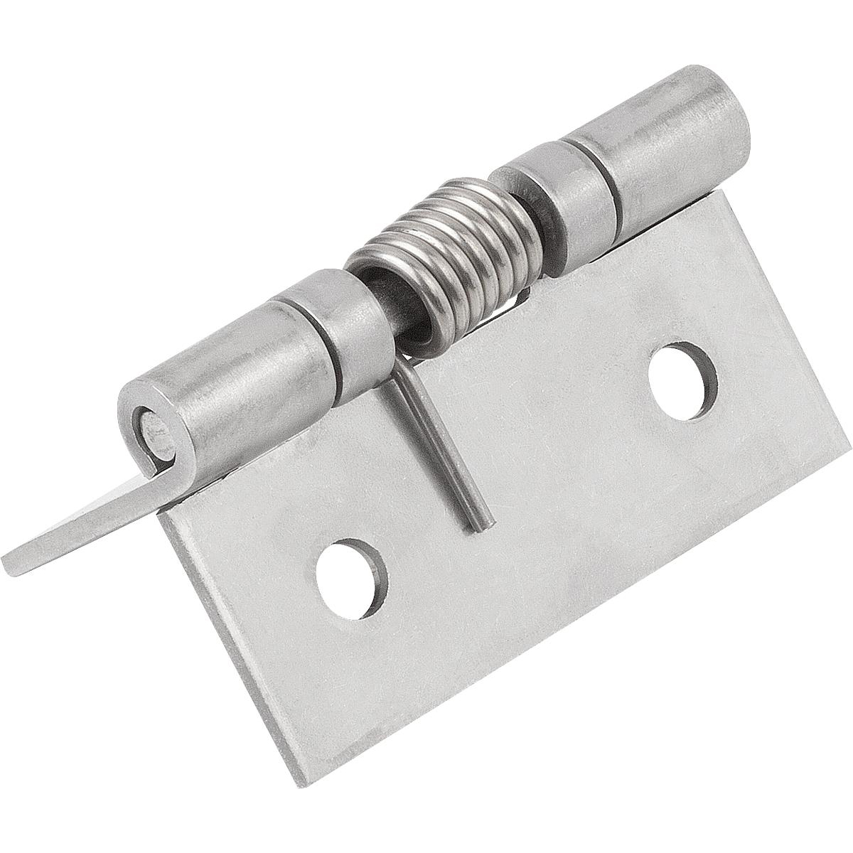 Spring hinges, Steel, Stainless Steel or Aluminium, 50 mm, spring open (K1173)