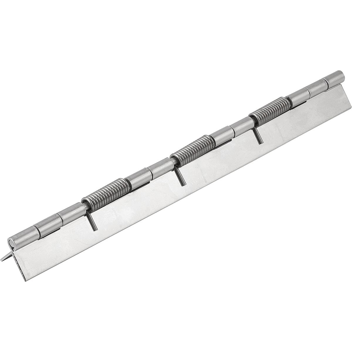 Spring hinges Steel or Stainless Steel, 240 mm, spring open (K1177)