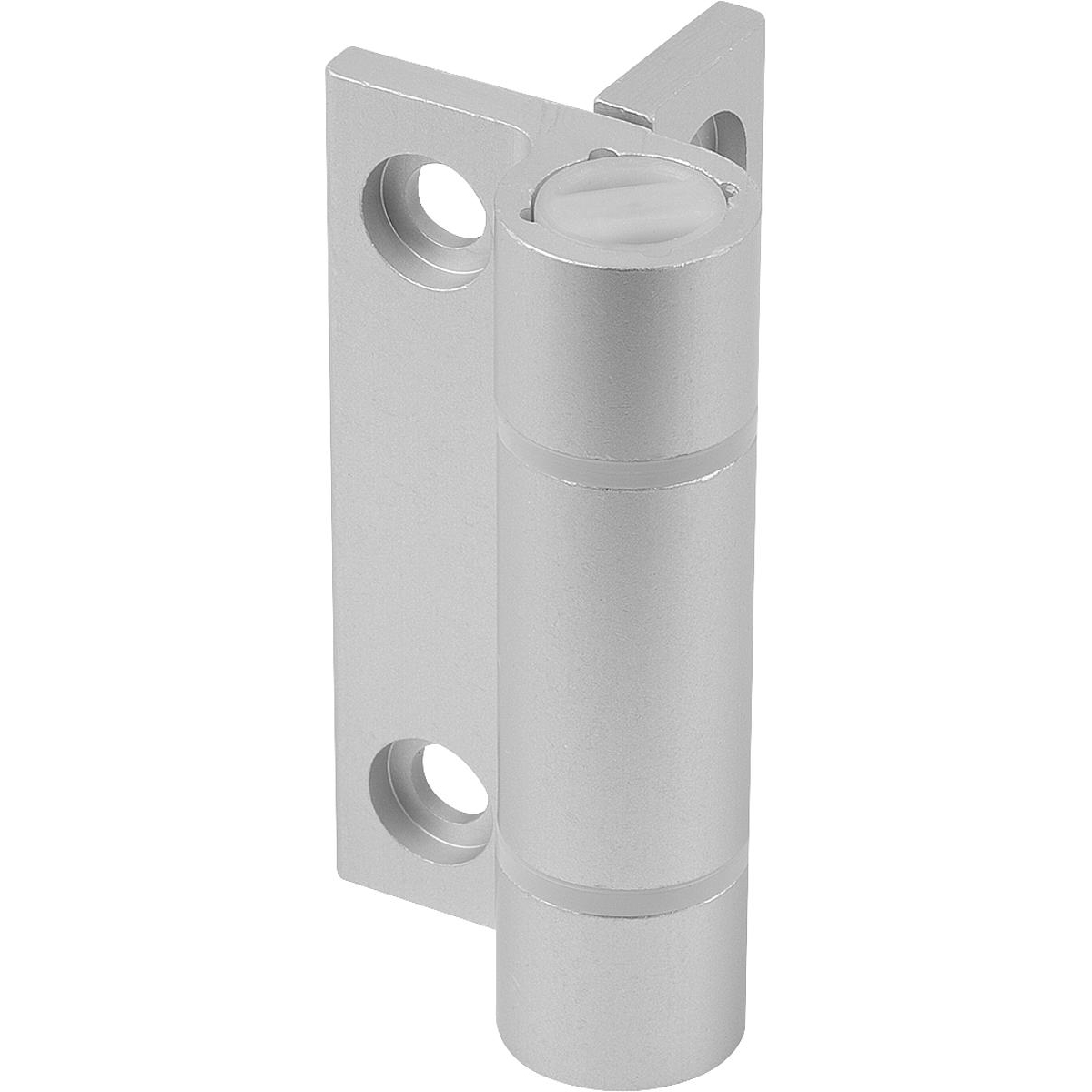 Spring hinges Aluminium profile, 0.35 Nm, spring open (K1179)