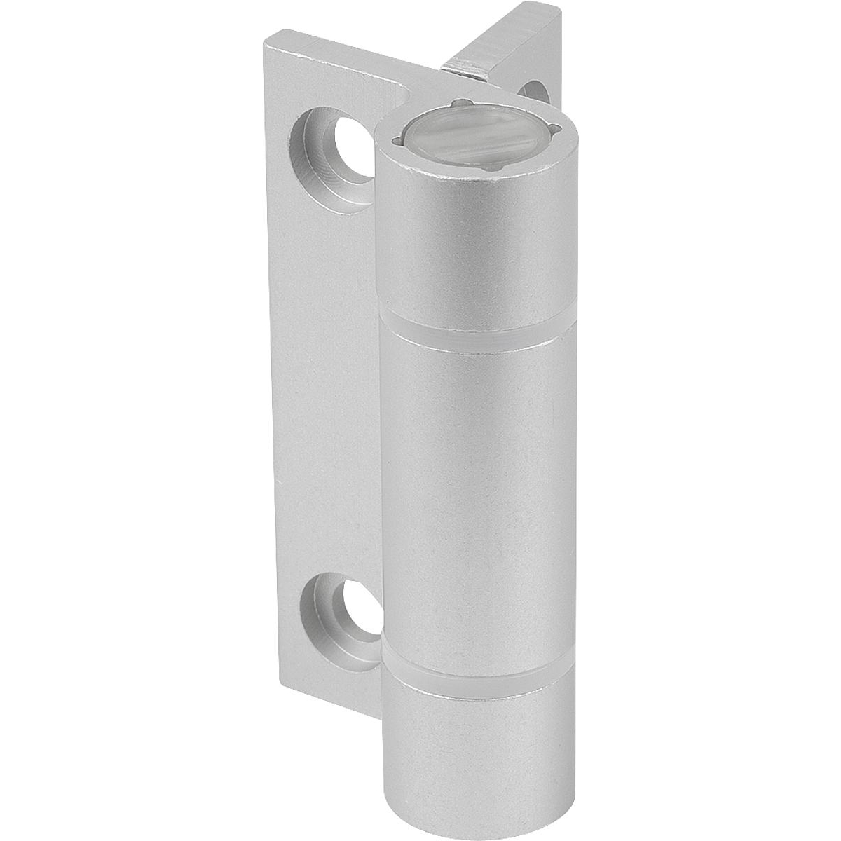 Spring hinges Aluminium profile, 1.3 Nm, spring open (K1181)