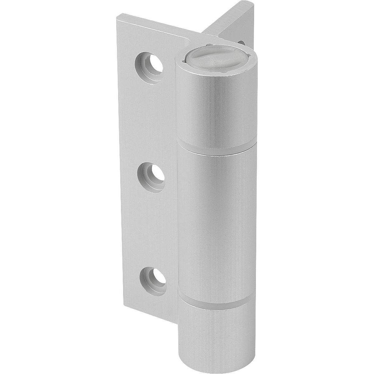 Spring hinges Aluminium profile, 3.8 Nm, spring open (K1182)