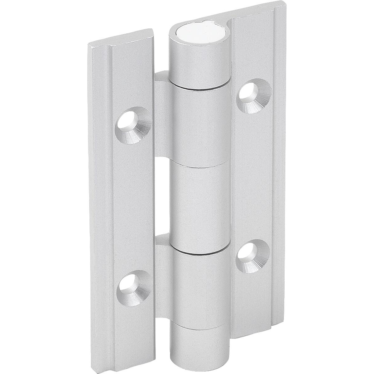 Spring hinges Aluminium profile, 0.50 Nm (K1665)