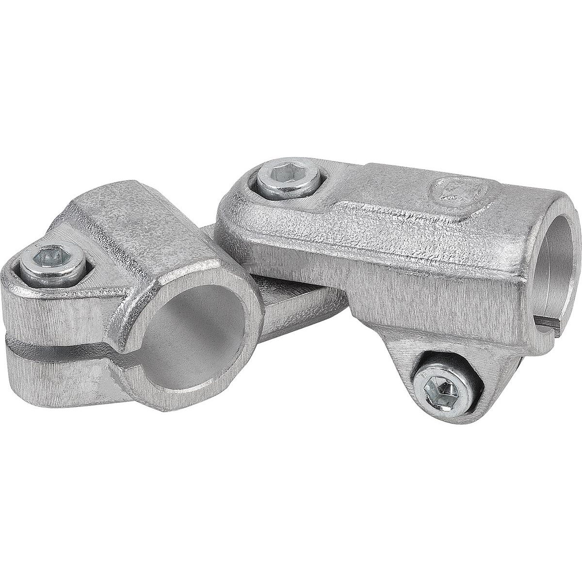 Tube clamps, swivel, Aluminium (K0488)