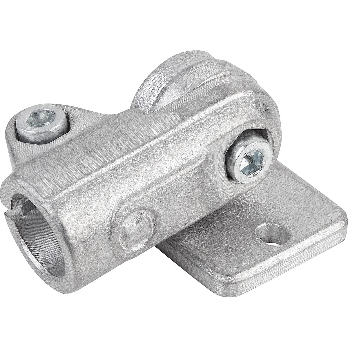 Tube clamps, swivel base, Aluminium (K0490)