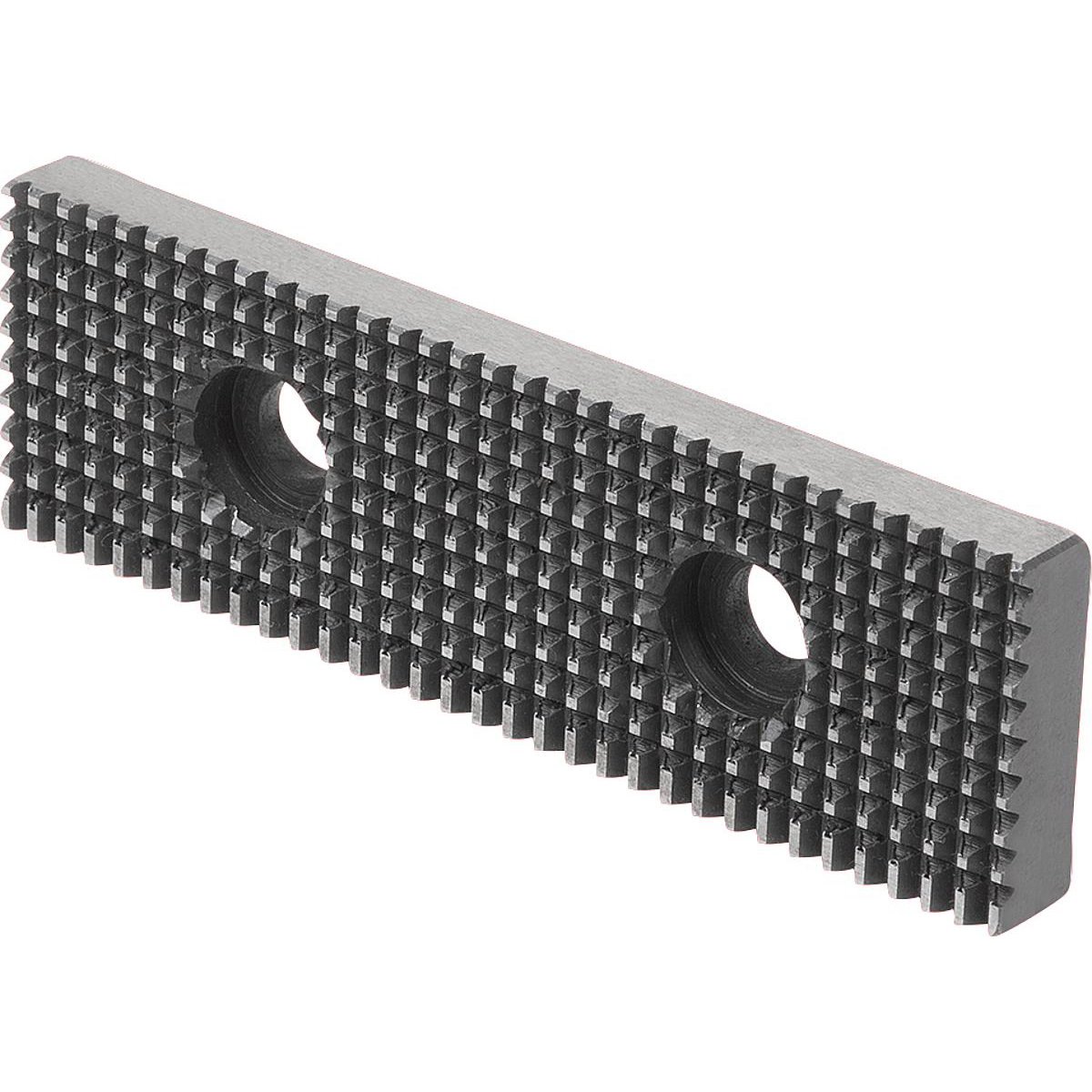 Jaw pads for centric vice 65-80-125 mm, Form C, cross-serrated (K0598)