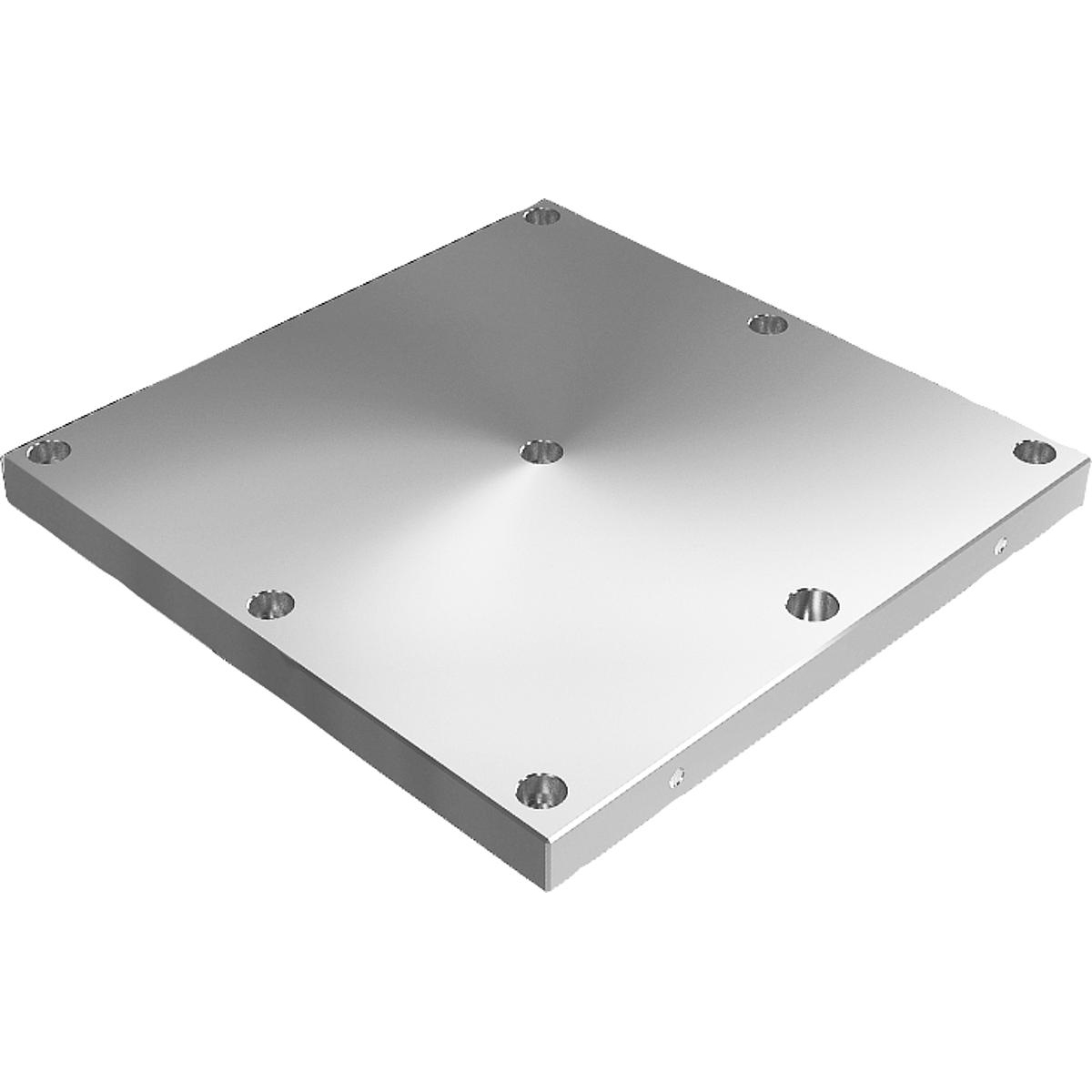 Interchangeable subplates, grey cast iron, with pre-machined clamping faces (K0801)