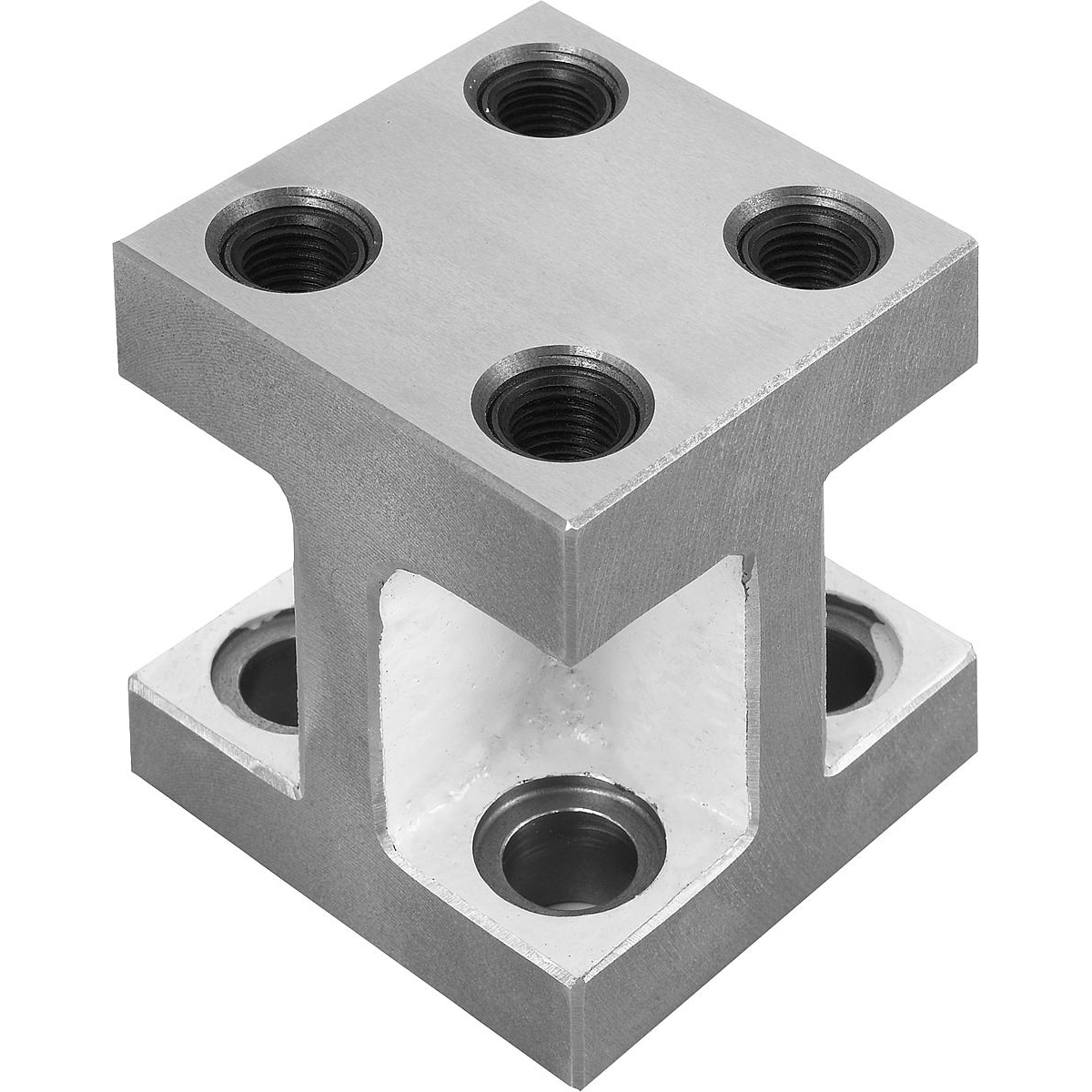 Riser blocks, grey cast iron Form H, short version (K1536)