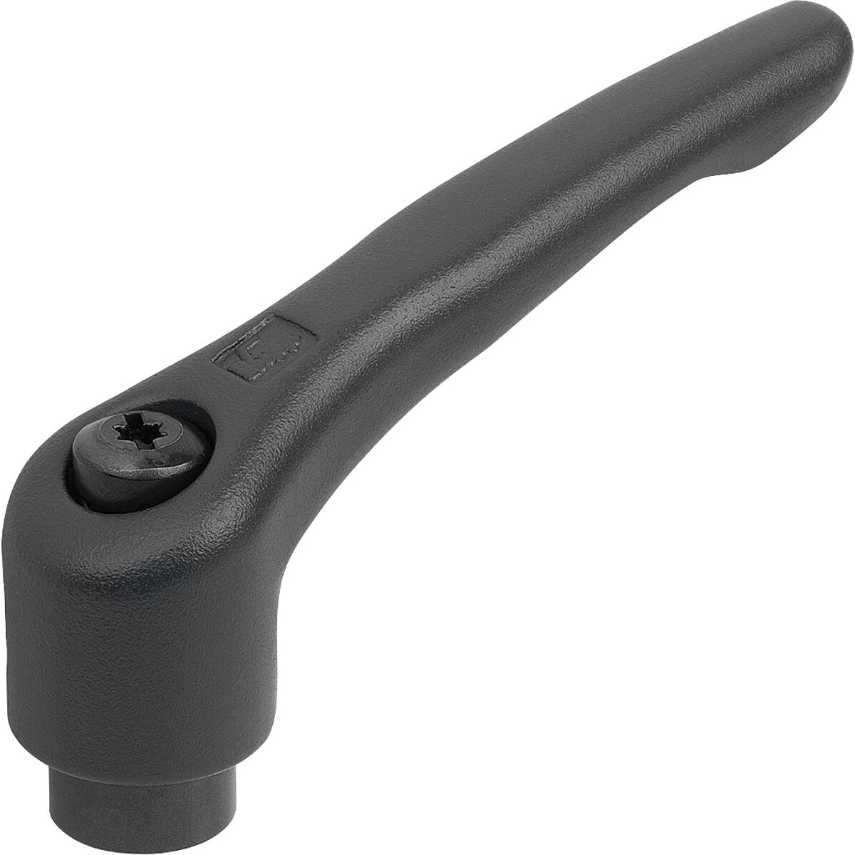 Clamping levers, Steel with Internal thread, matt textured (K0752)