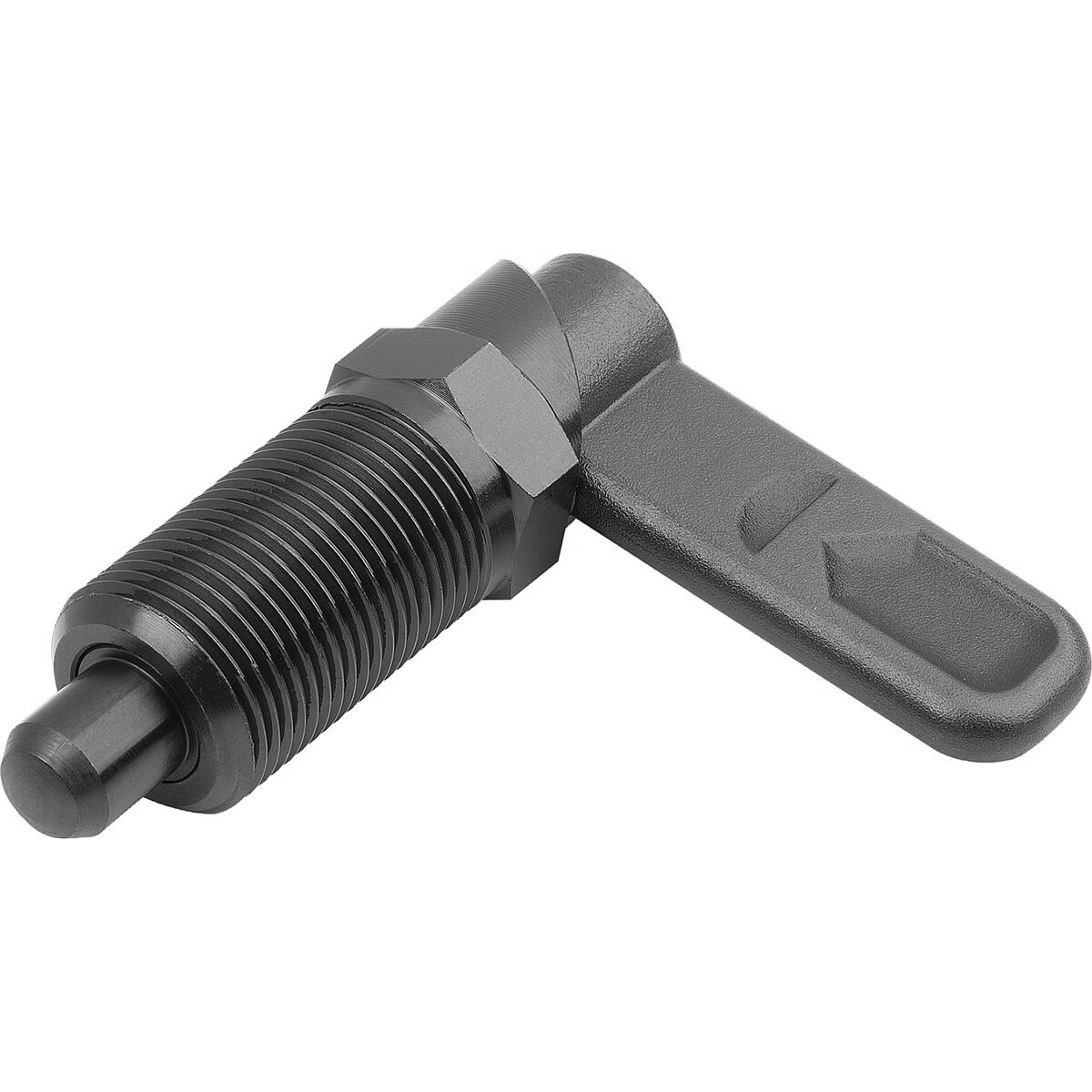 Cam-action indexing plungers with stop, Form A, without grip cap or nut (K1674)