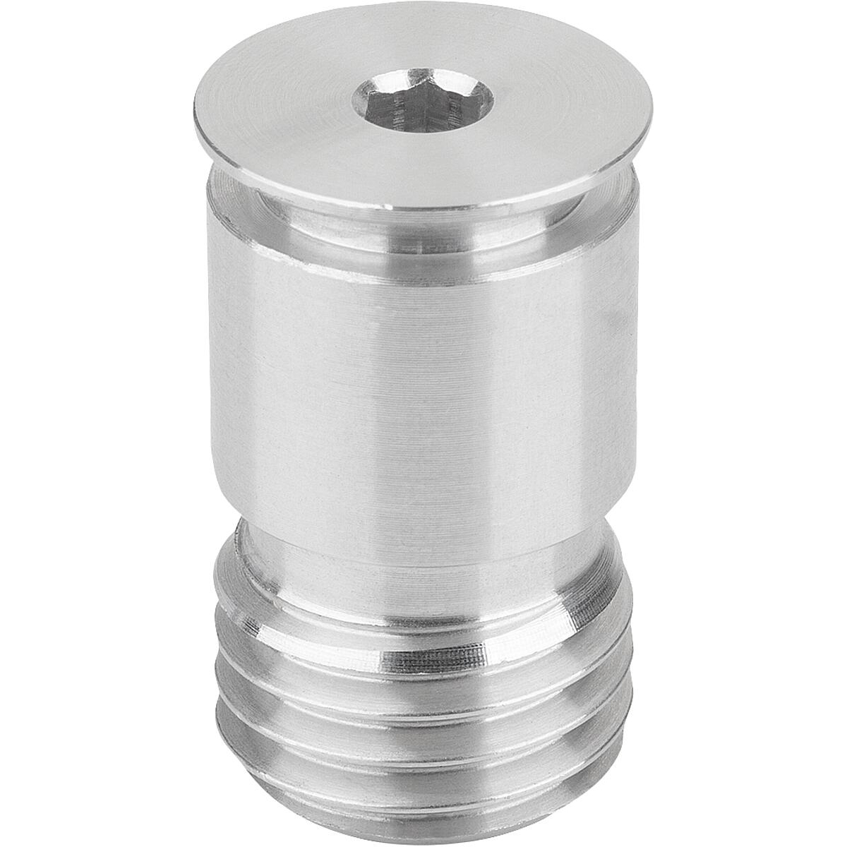 Protective plugs Aluminium, Form A, with hex socket, without O-ring (K0862)