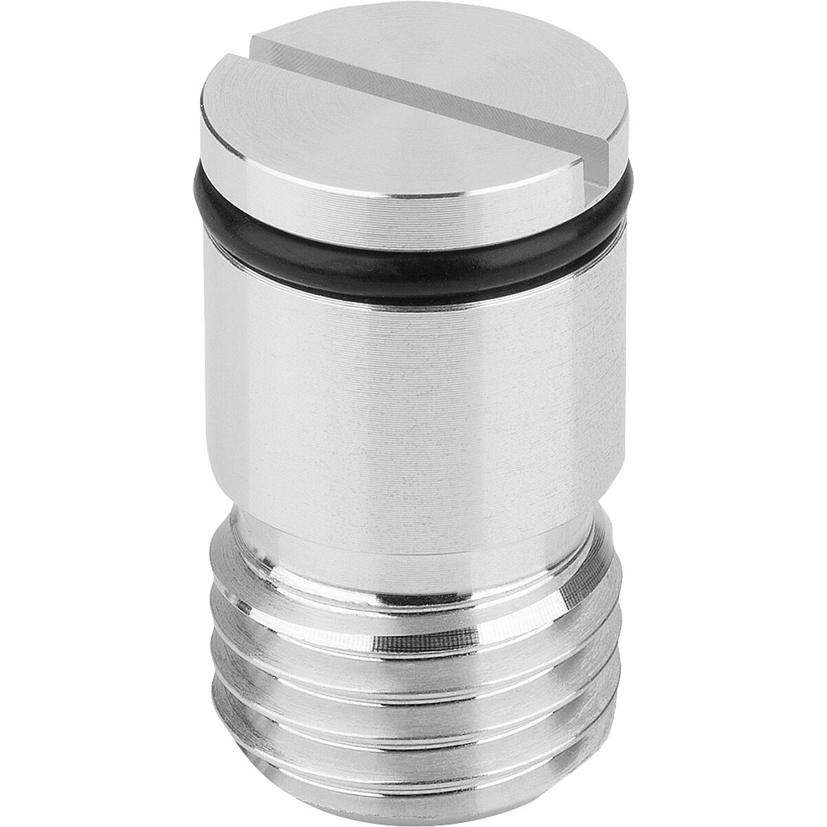 Protective plugs Aluminium, Form C, with slot, with O-ring (K0862)