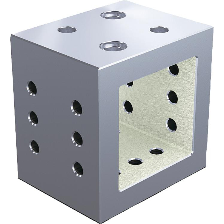 Mini tooling blocks, grey cast iron with grid holes (K0809)