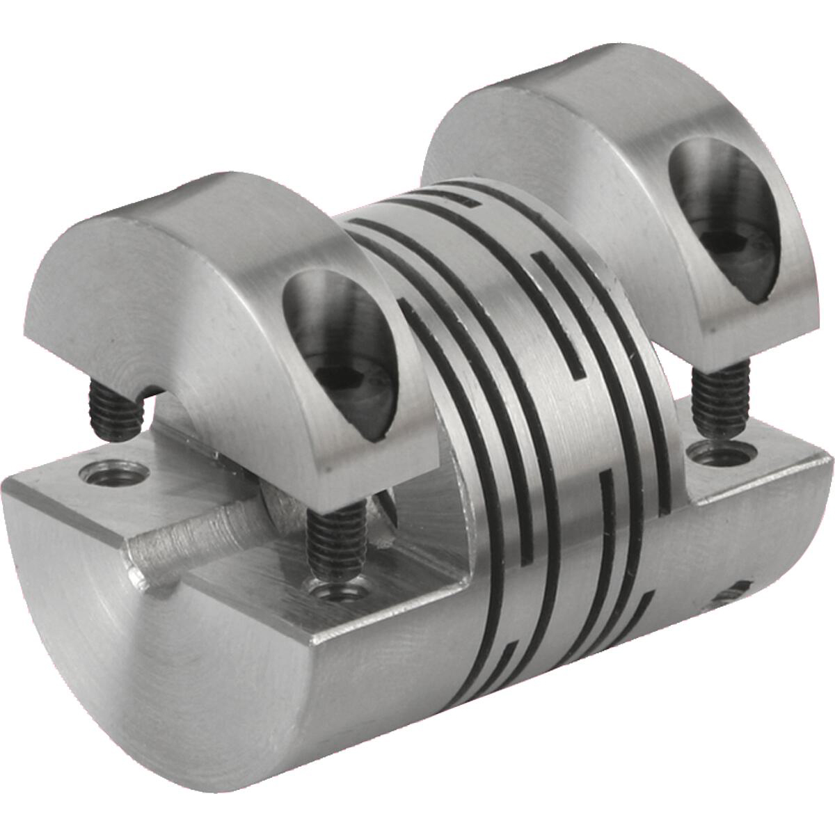 Beam couplings Stainless Steel with detachable clamp hubs (K2040)