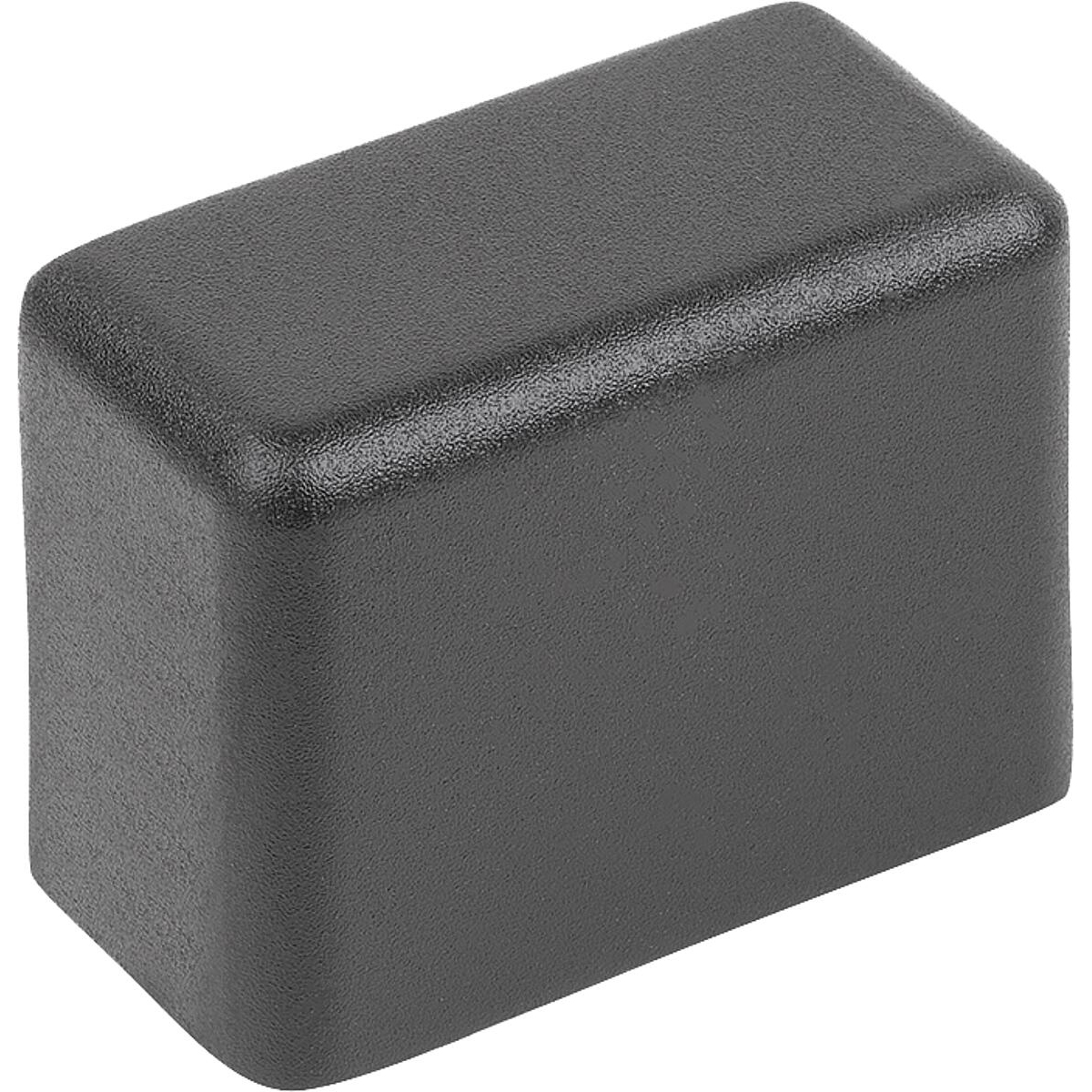 Protective caps, Plastic for square tubes, Form A, square (K2029)