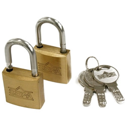 Dimpled Padlock Same Key Number