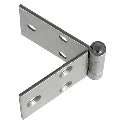 Flat hinges / conical countersinks / rolled / 270° (-90° +180°) / steel / bright / HILOGIK 32101
