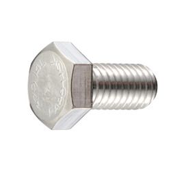 Hex Bolt, Fully Threaded, Strength Classification=A2-70 HXNHFT-SUS-M6-20