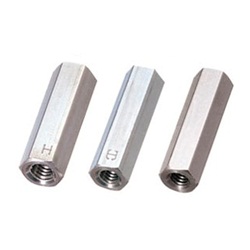 Hexagonal rods / stainless steel / double internal thread / ASU-H