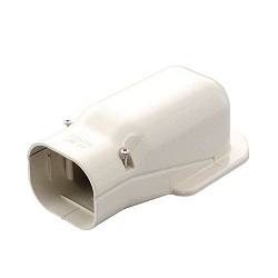 Materials for Air Conditioners, "SLIMDUCT SD Series", Wall Inlet Elbow SW-77-B