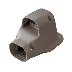 Materials for Air Conditioners, "SLIMDUCT LD Series", Wall Inlet Elbow for Ventilating Air Conditioners LDWK-70S-B